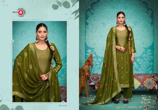 Gazab By Triple Aaa Viscos Mulsin Dress Material Suppliers In India